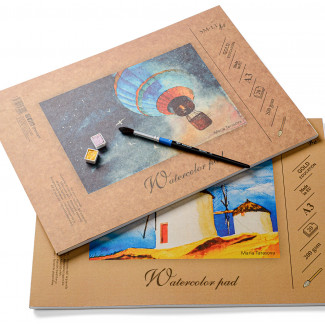 SMLT GOLD AKVARELLTÖMB A3-200 GR 20 LAP