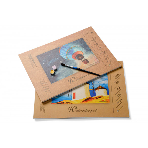 SMLT GOLD AKVARELLTÖMB A3-200 GR 20 LAP