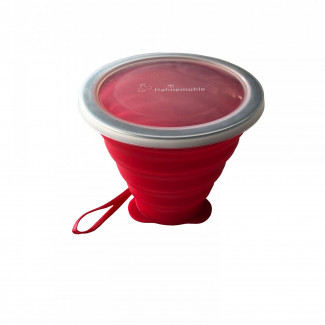 HAHNEMÜHLE HORDOZHATÓ ÖSSZECSUKHATÓ ECSETTÁL, VÍZTARTÓ POHÁR