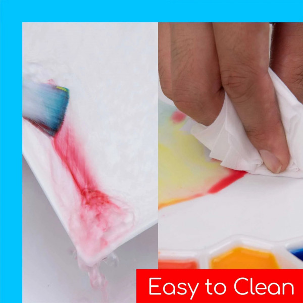 MEEDEN PROFESSZIONÁLIS PORCELÁN PALETTA-SIMA 25,5X16 CM