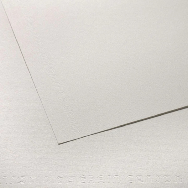 CANSON "C" Á GRAIN SAVMENTES, TERMÉSZETES FEHÉR RAJZPAPÍR ÍVBEN 224G/M2 A4