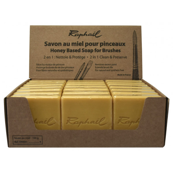 RAPHAEL MÉZES ECSETMOSÓ,-ÉS ÁPOLÓ SZAPPAN 100 GR