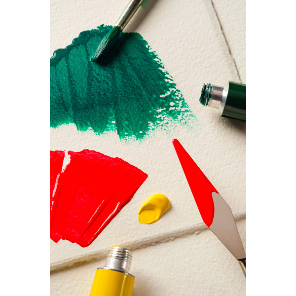 Magnani Firenze akril festőtömb, 100% pamut, Érdes 400 g, 31x41 cm, 15 lap