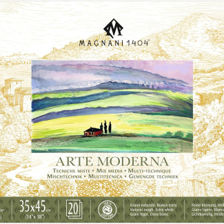Magnani Arte Moderna mix média rajz- és festőtömb, 100% pamut, 300 g, 35x45 cm, 20 lap