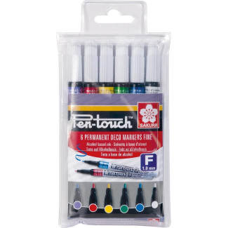 SAKURA PEN TOUCH LAKKMARKER KÉSZLET 6 DB