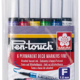 SAKURA PEN TOUCH LAKKMARKER KÉSZLET 6 DB