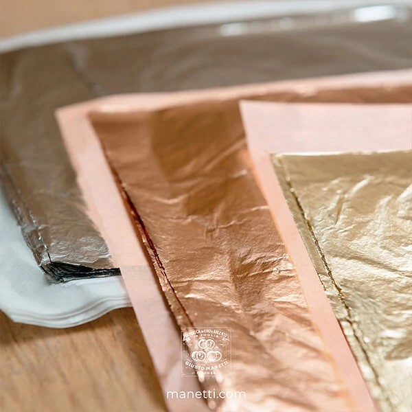 MANETTI ARANYFÜST FÓLIA IMITÁCIÓ 16x16 CM 100 LAP 