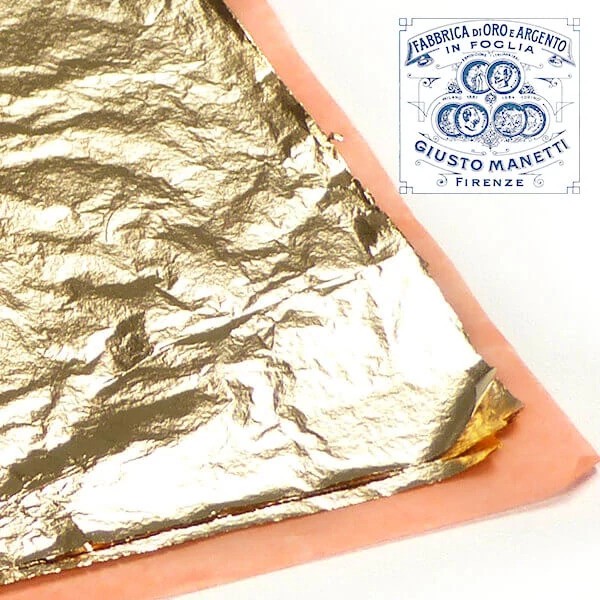 MANETTI ARANYFÜST FÓLIA IMITÁCIÓ 16x16 CM 100 LAP 