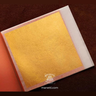 ARANYFÜST 8 X 8 CM-MANETTI 23,75 KARÁT, 25 LAP KÜLTÉRI TRANSZFERES