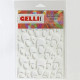 STENCIL, GELLI ARTS 12,7x17,8 cm -PÁVA