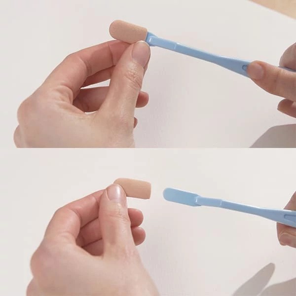 FESTŐKÉS KÉSZLET PORPASZTELLHEZ 2 KÉS+10 SZIVACSFEJ