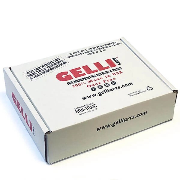 GELLI ARTS ZSELÉLEMEZ KÉSZLET - 11 DB, NYOMTATÓLAP-GÉLLEMEZ- 8X10", 20,3X25,4 CM