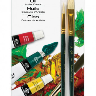 ROYAL & LANGNICKEL OLAJ FESTŐKÉSZLET, 14 DB-OS, 12X12 ML